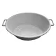 Ovalen wasteil 45 cm grijs